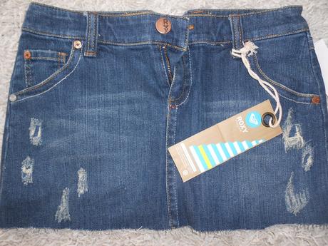 Riflová sukňa roxy, roxy,m