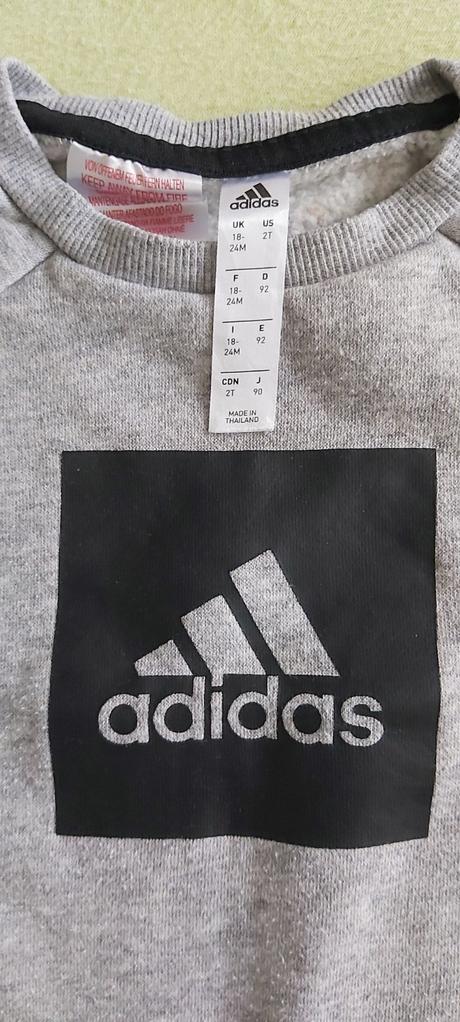 Mikina sivá adidas 92, adidas,92
