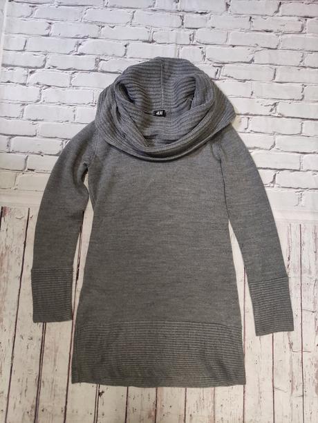 Predĺžený sveter, h&m,s