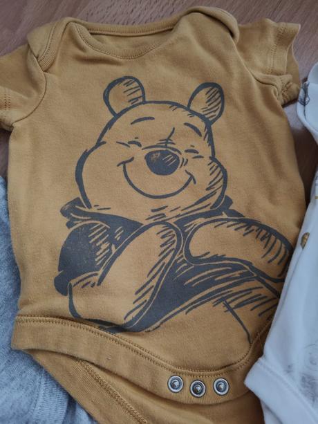Body s krátkym rukávom 5ks macko pu 3m, disney,62