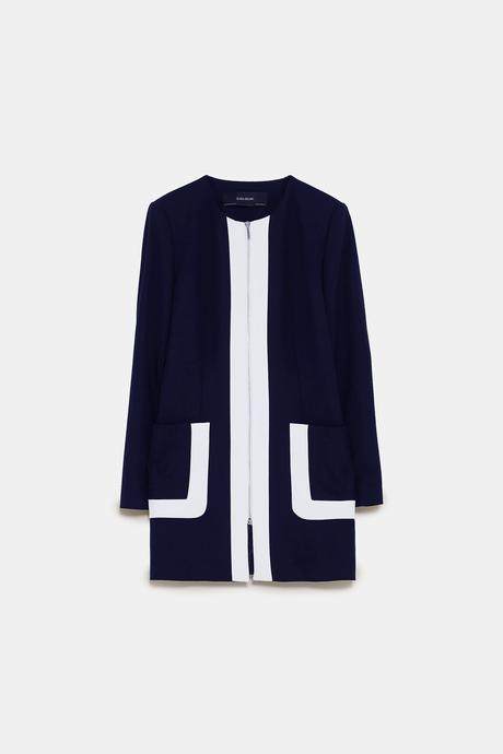 Zara kabat v sakovom style vel.s/m, zara,m / s