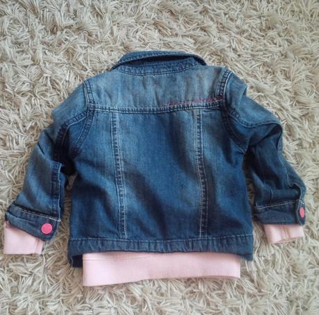 Riflová bunda + mikinka, dopodopo,92