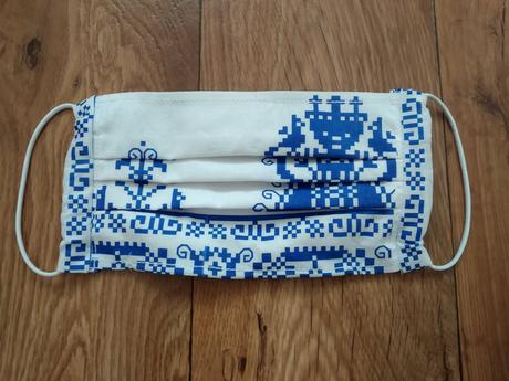 Ochranná rúška na tvár s drôtikom,