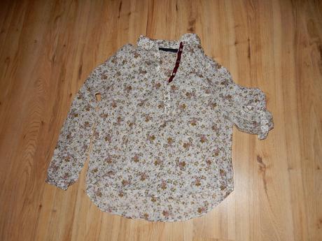 Bluzka zara kvietky, zara,m
