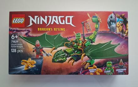 Lego ninjago "lloydov zelený lesný drak",