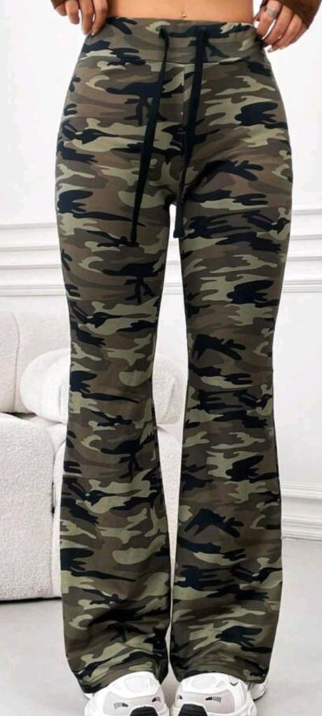 Dámske maskáčové tepláky, l