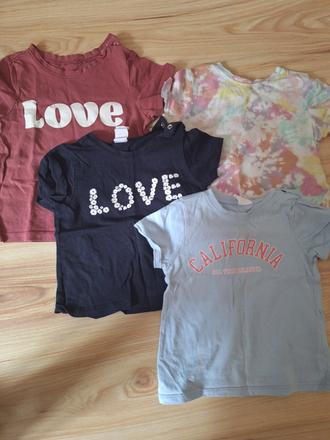 Tričká krátky rukáv, h&m,74