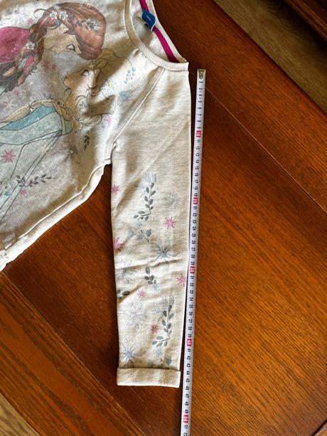 Teplejšia mikinka frozen s čipkou 116/122, disney,116