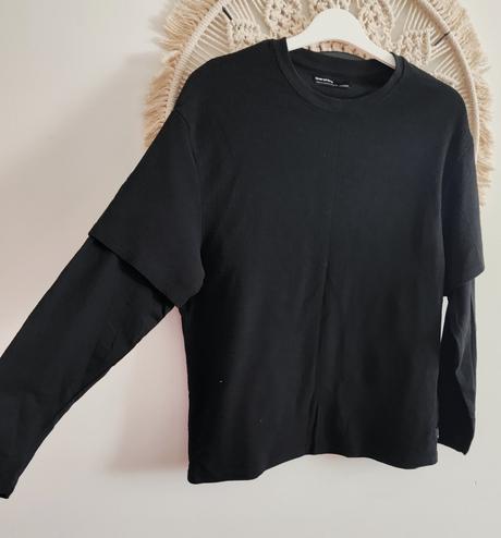 Zaujímavé tričko bershka, bershka,xs