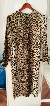 Elegantne leopardie saty zara, zara,xs