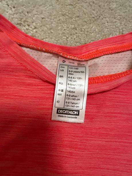 Funkčne tricko, decathlon,134