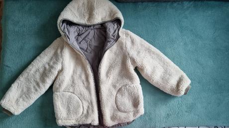 Zimná obojstranná dievčenská bunda, f&f,134