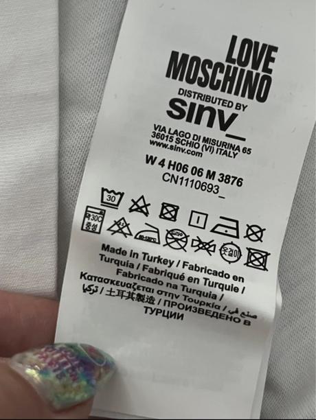 Tričko moschino, moschino,m