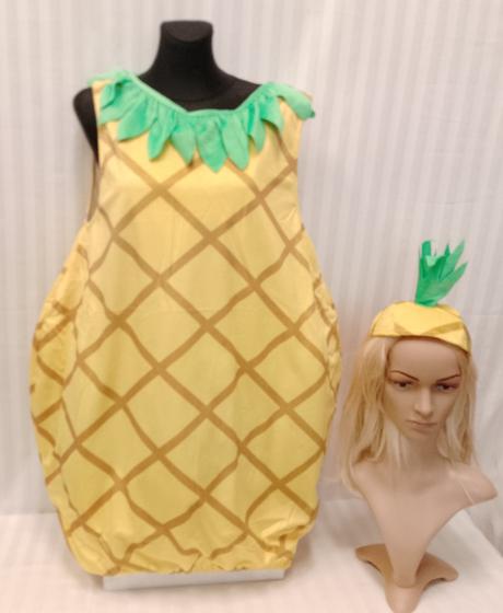 2 dielny kostým ananás pre dámy alebo pánov, s,