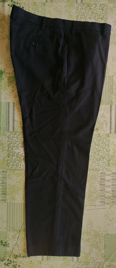 Pánske čierno modré nohavice marks&spencer, op 105, marks & spencer,xxl