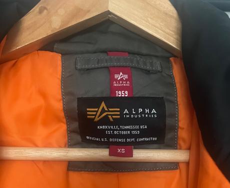 Parka alpha industries xs, xs