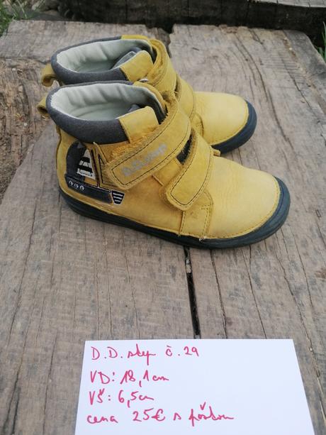 Prechodné topánky dd step č 29, d.d.step,29