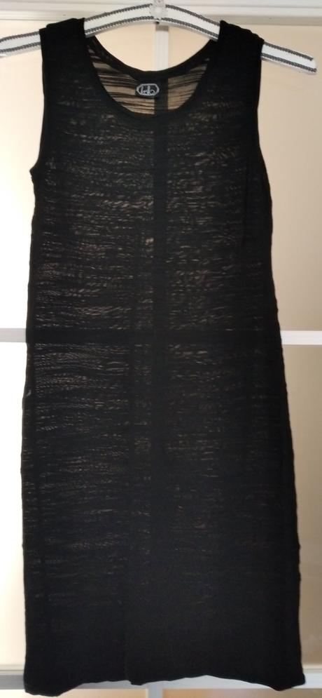 Úzke čierne šaty, xs