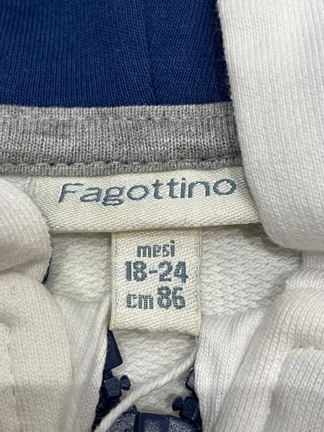 Chlapčenská mikina s kapucňou a nápisom,18-24 mes., fagottino,86