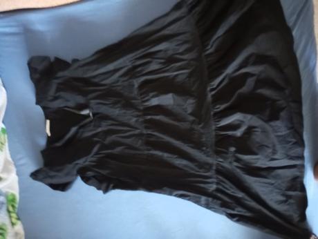 Čierne volené saty, h&m,42