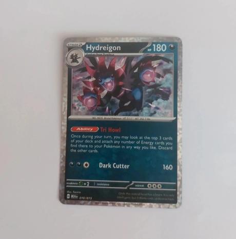 Kartička pokémon hydreigon 010/015, 
