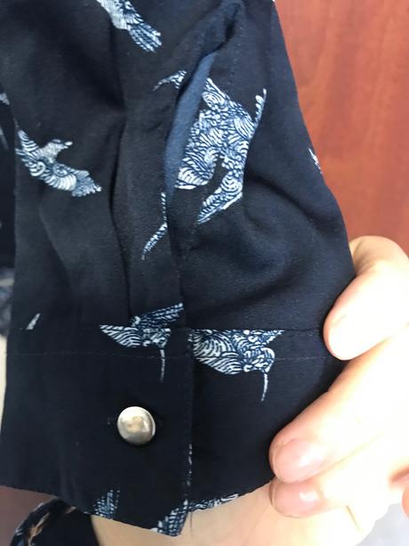 Blúzka s vtáčikmi, reserved,m