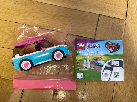 Lego friends elektrické auto olivia 41443, 