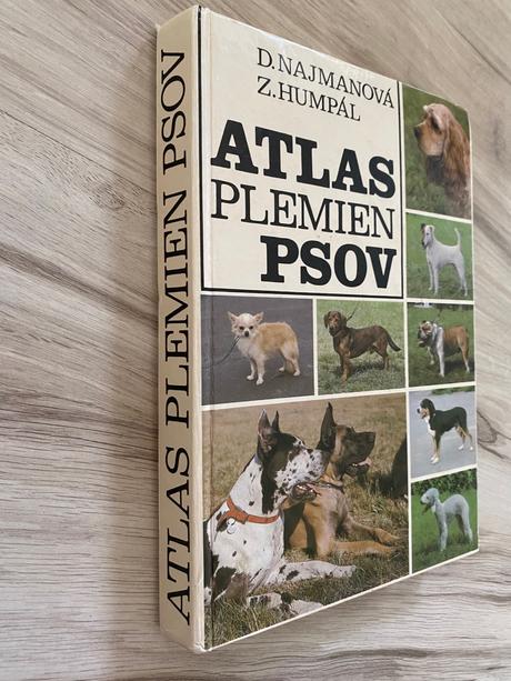 Starý retro atlas plemien psov,