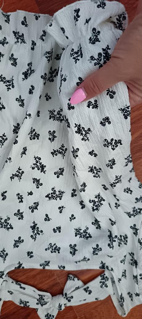 Kvetinková blúzka s mašľou, zara,164