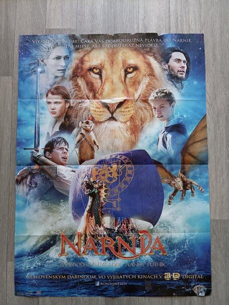 Narnia plagát dobrodružstvá lode ranný pútnik, 