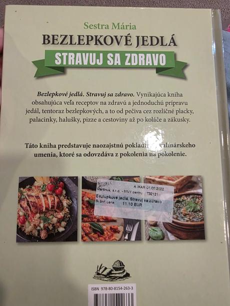 Kniha bezlepkové jedlá, 