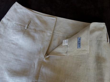 Ľanová sukňa mar&co milano, veľ. m/l, m