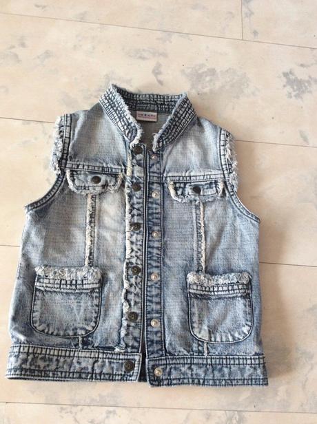 Trendová riflová vestička, next,110