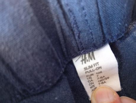 Letné nohavice, h&m,128
