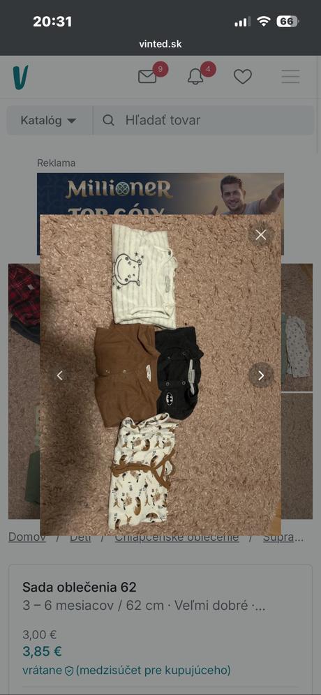 Oblečenie pre chlapca 62/68, 68–80