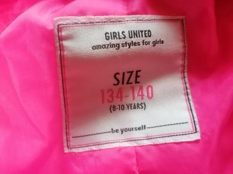 Neónová bunda 134/140, takko,140