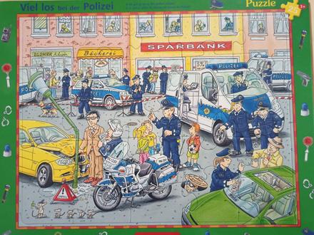 Puzzle policia 25d,