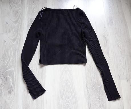 Rebrované svetrotričko h&m, h&m,m