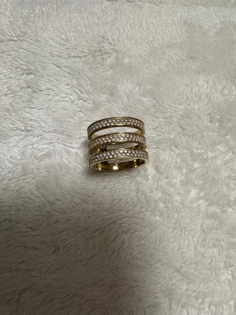 Trio prsteň so zirkónmi zn. michael kors originál, michael kors