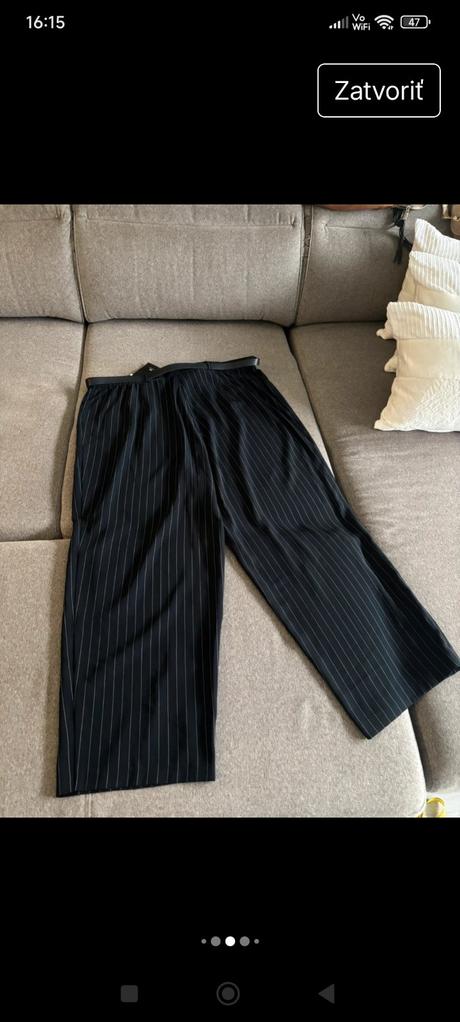 Nové nohavice široké, c&a,48