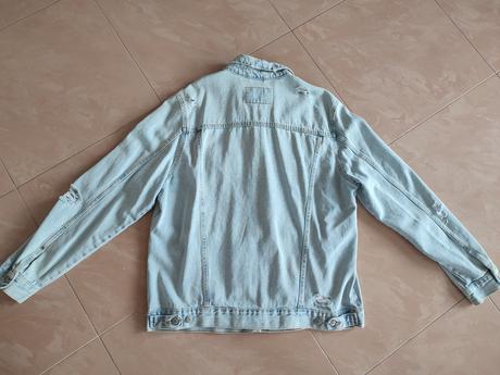 Pánska riflova bunda pull&bear, pull&bear,l