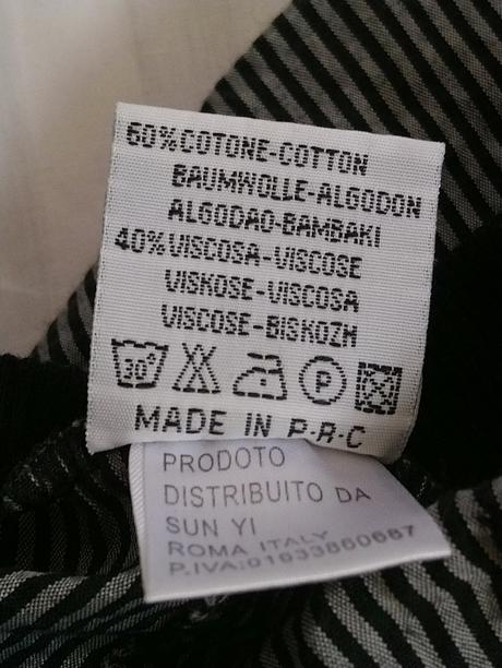 Dámske čierno sivé pásikavé šortky, mitno italy, s