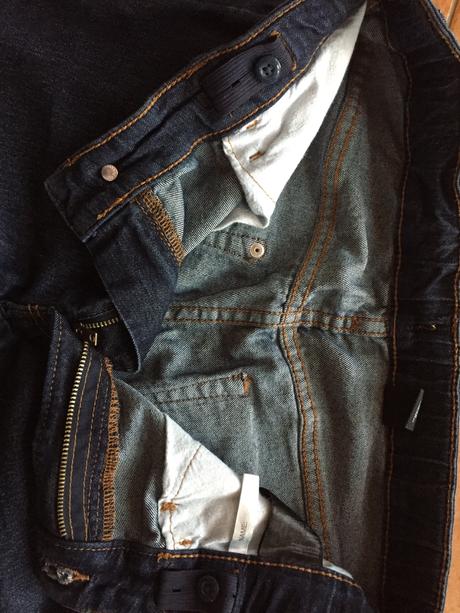 Chlapčenské rifle skiny fit, h&m,164