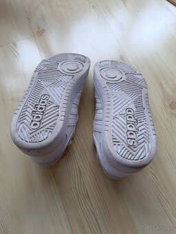 Biele kožené botasky, adidas,36