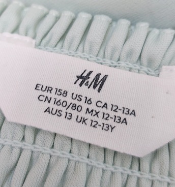 Bledozelené šaty h&m, h&m,158