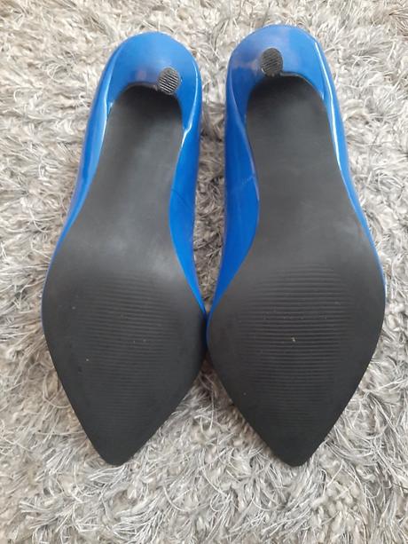 Modré lakované lodičky, 39