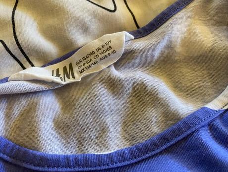 Bavlnené guličkové šaty h&m v. 140 - 9.10 r., h&m,140