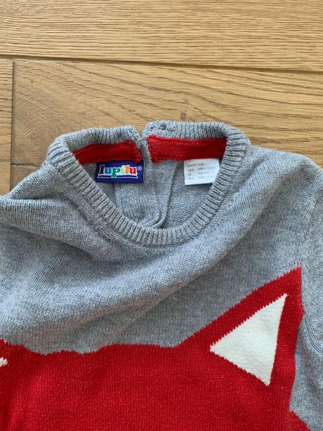 Svetrové šaty s líškou, lupilu,74