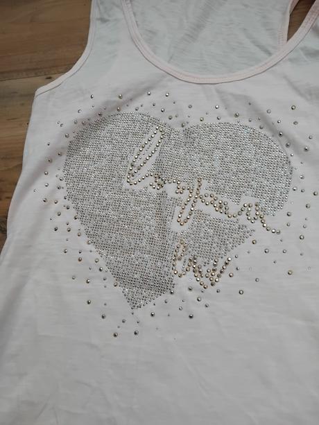 Tielko srdiečko kamienky, s