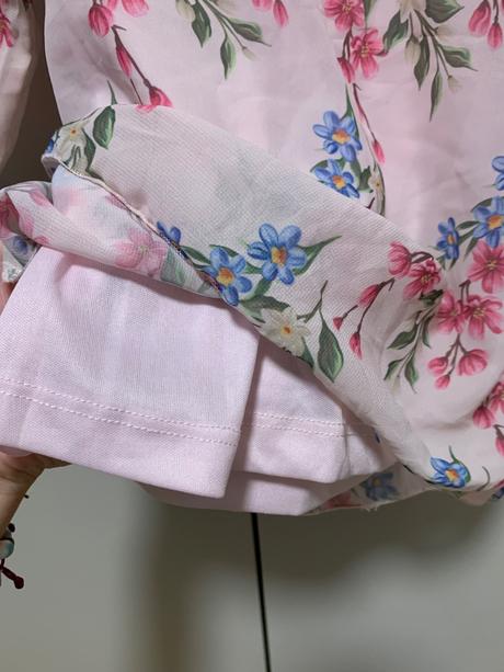 Kvetinové šifonové šaty / tunika rené rofé, 80